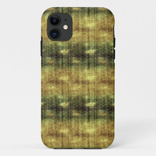 Grunge Green Gold Case-Mate iPhone Hülle (Rückseite)