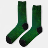 Grunge-grüne Textur Socken (Linkes Detail)