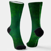 Grunge-grüne Textur Socken (Gewinkelt)