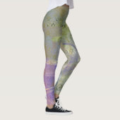 Grunge Grüne und Lila Leggings (Rechts)