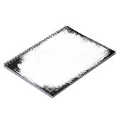 Grunge grunges, bedrücktes Foto Notizblock (Linke Seite)