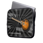 Grunge Guitar Burst Electronics Sleeve (Vorderseite Links)