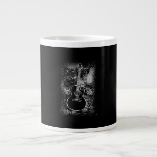 Grunge Guitar Graphic Guitarist Rock Musician Jazz Jumbo-Tasse