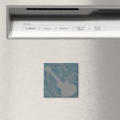 Grunge Guitar Magnet, Türkis Magnet (In Situ (Geschirrspüler))