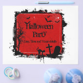 Grunge-Halloween-Partyflyer Flyer (Einzeln)