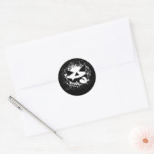Grunge Halloween Pumpkin Face Sticker (Umschlag)