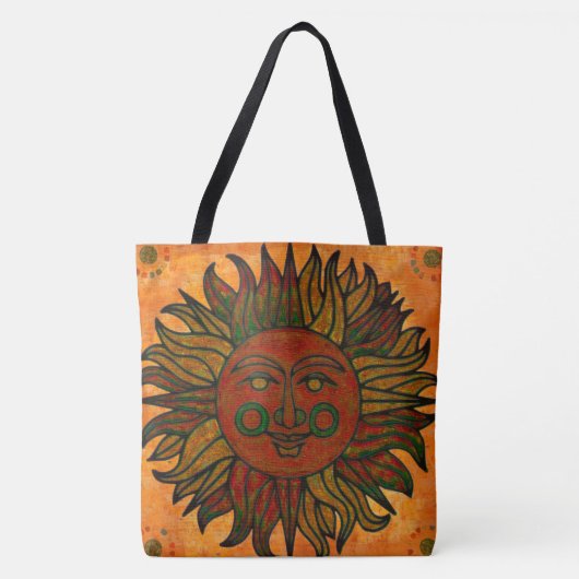 Grunge Harvest New Age Sun Tasche (Vorderseite)