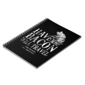 Grunge Have Bacon Will Travel Notizblock (Linke Seite)