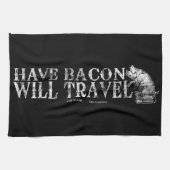 Grunge Have Bacon wird reisen Handtuch (Horizontal)