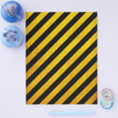 Grunge-Hazard-Streifen Flyer (Einzeln)