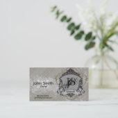 Grunge Heraldry Visitenkarte (Stehend Vorderseite)