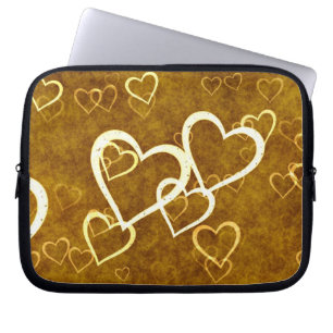 Grunge Herzen Laptopschutzhülle