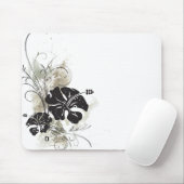 Grunge-Hibiskus mousepad (Mit Mouse)