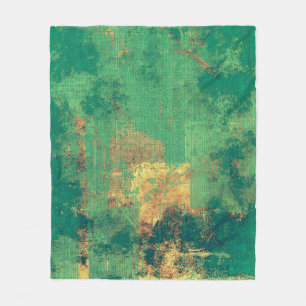 Grunge Hintergrund mit Vintagem Grafikdesign Fleecedecke