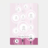 Grunge Hintergrund Post-it Klebezettel (Vorderseite)