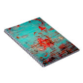 Grunge Hintergrund türkis. Lose, Verstriche Notizblock (Rechte Seite)