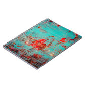 Grunge Hintergrund türkis. Lose, Verstriche Notizblock (Linke Seite)