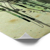 Grunge Hood Portrait Poster (Ecke)