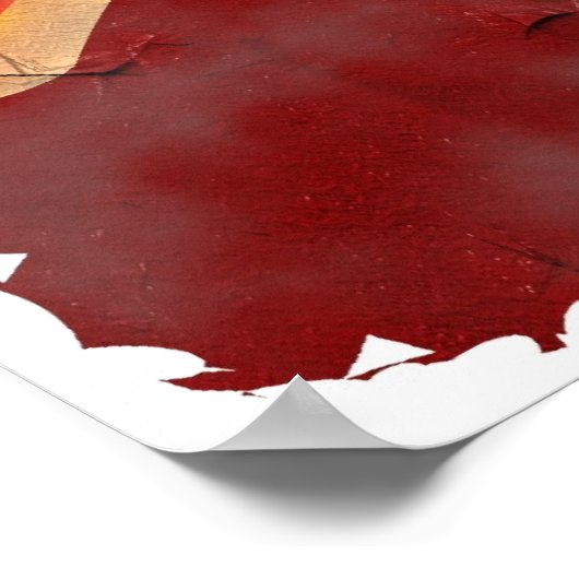 Grunge Hotdogs Poster (Ecke)