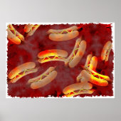Grunge Hotdogs Poster (Vorne)