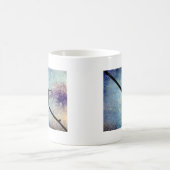 Grunge Hummingbird Kaffeetasse (Mittel)