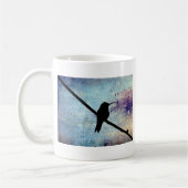 Grunge Hummingbird Kaffeetasse (Links)