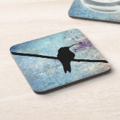 Grunge Hummingbird Untersetzer (Linke Seite)