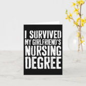 Grunge ich überlebte meine Freundin, die Degree Er Karte (Gelbe Blume)