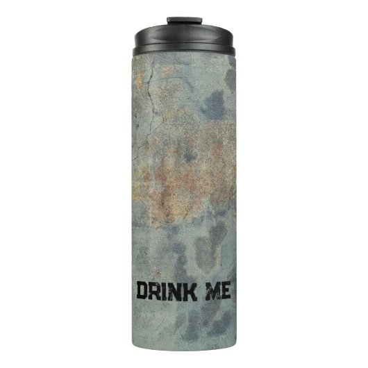 Grunge in grüner thermischer Tasse (Vorderseite)