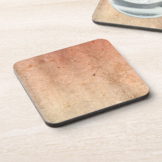 Grunge in Orange Untersetzer (Linke Seite)