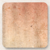 Grunge in Orange Untersetzer (Vorderseite)