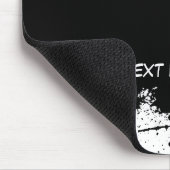 Grunge Ink Stain Template Mousepad (Ecke)