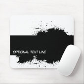 Grunge Ink Stain Template Mousepad (Mit Mouse)