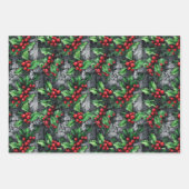 Grunge inspiriert Rot-Grün-Heilige an Stadtmauern Geschenkpapier Set (Vorderseite 2)