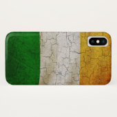 Grunge Irland-Flagge Case-Mate iPhone Hülle (Rückseite (Horizontal))