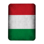 Grunge Italienische Flagge Magnet (Vertikal)