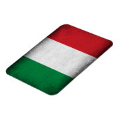 Grunge Italienische Flagge Magnet (Linke Seite)