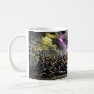 Grunge-Jugendrevolte-Kellertparty-Tasse Kaffeetasse