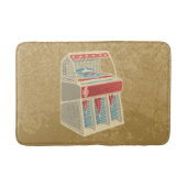 Grunge Jukebox Badematte (Vorderseite)