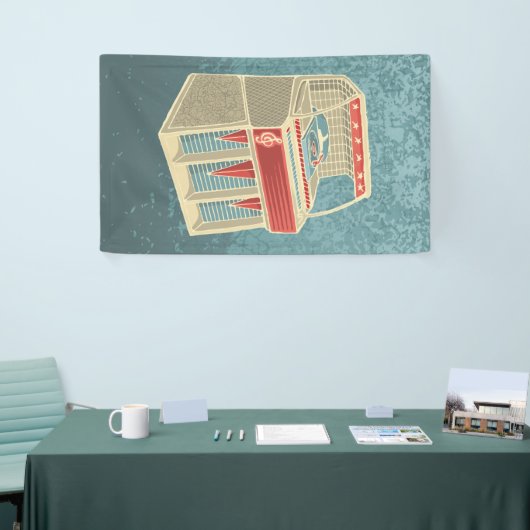 Grunge Jukebox Banner (Messeveranstaltung)