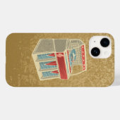 Grunge Jukebox Case-Mate iPhone Hülle (Rückseite (Horizontal))