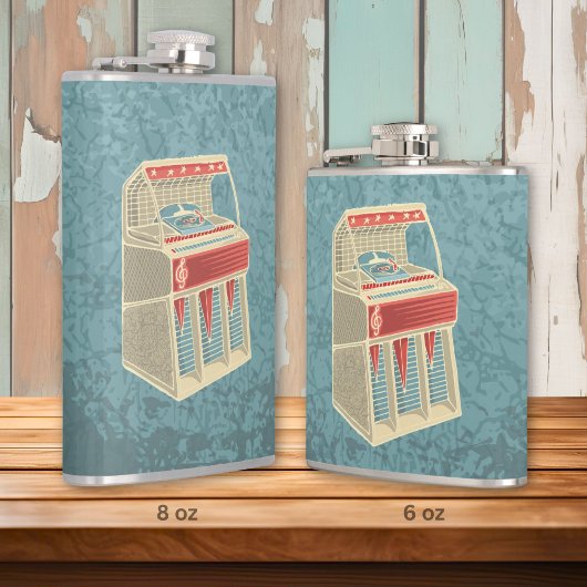 Grunge Jukebox Flachmann