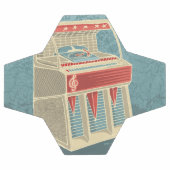 Grunge Jukebox Fußball (Flach)