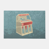 Grunge Jukebox Fußmatte (Vorderseite)