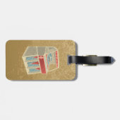 Grunge Jukebox Gepäckanhänger (Rückseite horizontal)