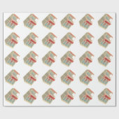 Grunge Jukebox Geschenkpapier (Flach)