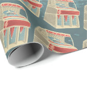 Grunge Jukebox Geschenkpapier (Rolleneckpunkt)