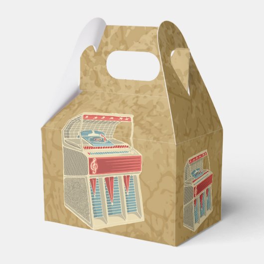 Grunge Jukebox Geschenkschachtel (Vorderseite)
