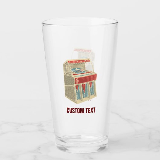 Grunge Jukebox Glas (Vorderseite)