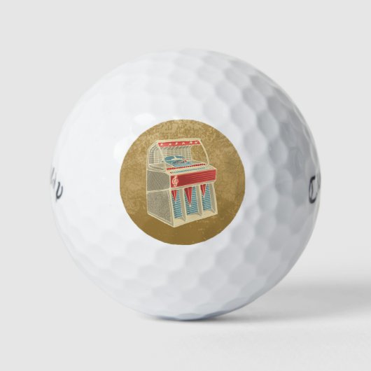 Grunge Jukebox Golfball (Vorderseite)